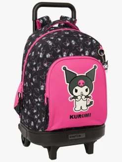 Hello Kitty Kuromi Kompakt Koffert 33L, Lyserød/sort