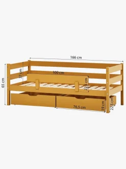 Hoppekids ECO Comfort Enkeltseng 70x160, Yellow