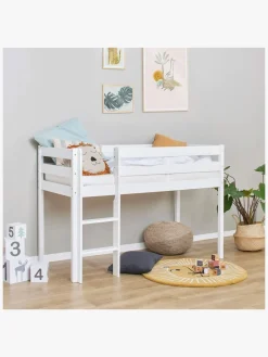 Hoppekids ECO Comfort  Halvhøj Højseng 70x160, Hvid