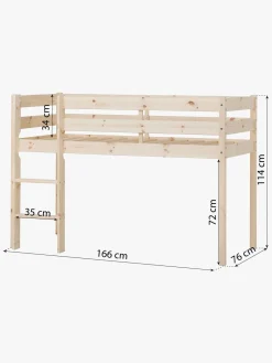 Hoppekids ECO Comfort  Halvhøj Højseng 70x160, Træ