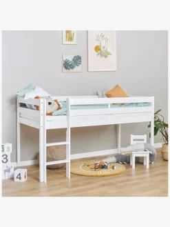Hoppekids ECO Comfort  Halvhøj Højseng 90x200, Hvid