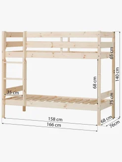 Hoppekids ECO Comfort Køjeseng 70x160, Træ