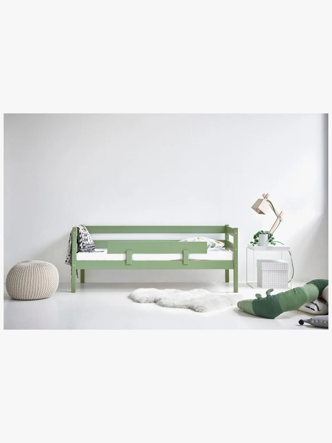 Hoppekids Juniorseng ECO Comfort 70x160 cm, Pale Green