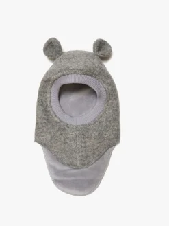 Huttelihut Elefanthue i Uld, Medium Grey Melange