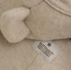 Huttelihut Ulddragt med Ører, Camel Melange