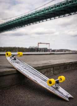 Impulse Longboard, Grå/Gul