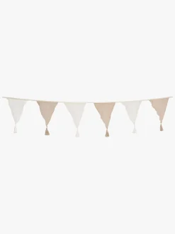 Jabadabado Stofvimpel, Beige/Hvid