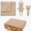 Jabadabado Teddy Tæppe Gavesæt, Beige