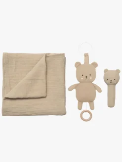 Jabadabado Teddy Tæppe Gavesæt, Beige