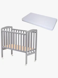 JLY ALICE Tremmeseng med BabyDan Madras Comfort 40x84, Grå