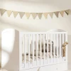 JLY ALVA Lux Tremmeseng m. Skuffer, Hvid & BabyMatex Madras