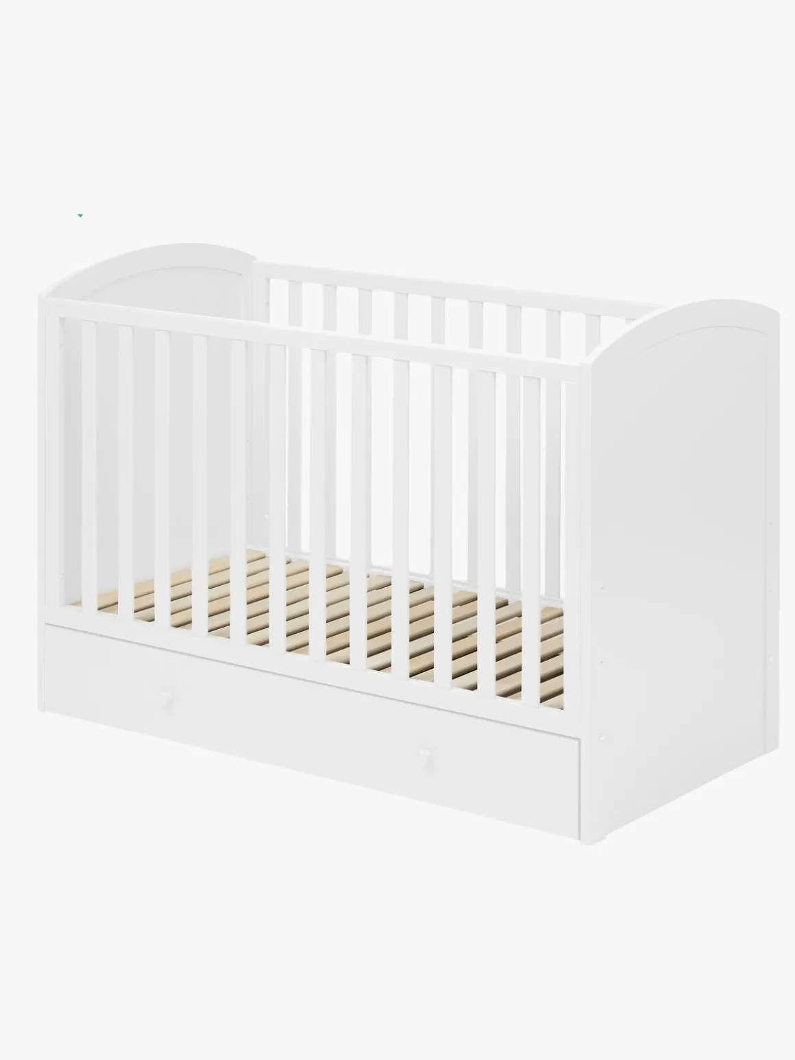 JLY ALVA Lux Tremmeseng m. Skuffer, Hvid & BabyMatex Madras