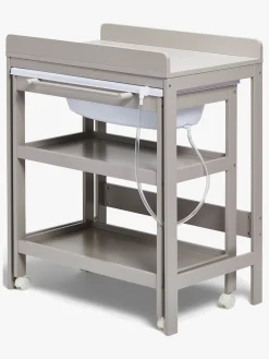 JLY Dream Puslebord med Badebalje, Warm Grey