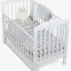 JLY ELLA Dream Lux Tremmeseng Dropside m. Babymatex Madras 60x120, Hvid