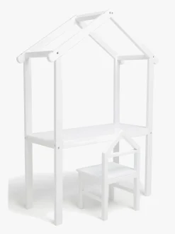 JLY  Huset Skrivebord med Stol, Hvid