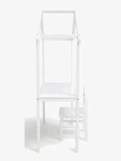 JLY  Huset Skrivebord med Stol, Hvid