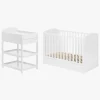 JLY Lux Tremmeseng 120x60 inkl. Puslebord, Hvid