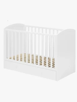 JLY Lux Tremmeseng 120x60 inkl. Puslebord, Hvid