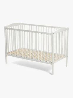 JLY MAJA Dream Basic Tremmeseng med BabyMatex Carpathia Madras 60x120 cm, Hvid