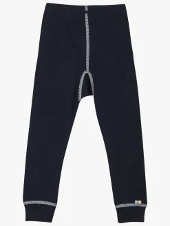 Joha Leggings Uld/Silke, Marineblå