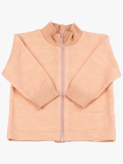 Joha Trøje Zip Merinomix, Peach