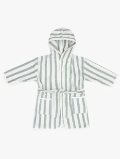 Jollein Badekåbe 3-4 År, Stripe Sea Green