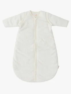 Jollein Sovepose med Aftagelig Ærmer Rundt 70 cm, Rib Ivory