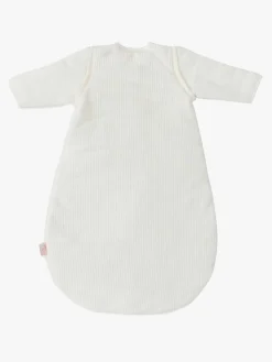 Jollein Sovepose med Aftagelig Ærmer Rundt 70 cm, Rib Ivory