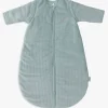 Jollein Sovepose med Aftagelig Ærmer Rundt 90 cm, Rib Sea Green