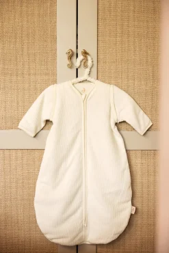 Jollein Sovepose med Aftagelig Ærmer Rund 60 cm, Rib Ivory