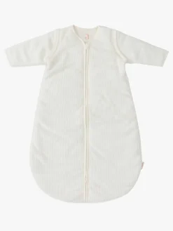 Jollein Sovepose med Aftagelig Ærmer Rundt 90 cm, Rib Ivory