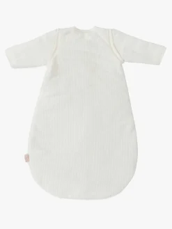 Jollein Sovepose med Aftagelig Ærmer Rundt 90 cm, Rib Ivory
