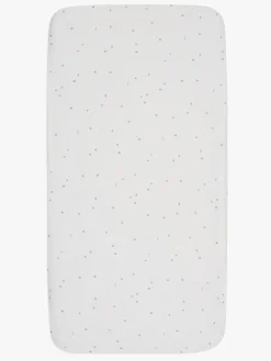 Jollein Stræklagen Twinkling 70/75x140/150, Off white/Sea Green