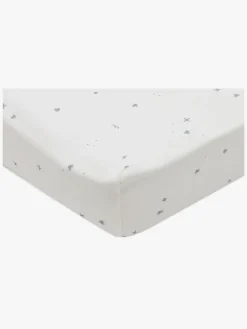 Jollein Stræklagen Twinkling 40/50x80/90, Off white/Sea Green