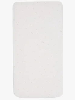 Jollein Stræklagen Twinkling 70/75x140/150, Off white/Wild Rose