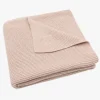 Jollein Tæppe Basic Knit, Wild Rose