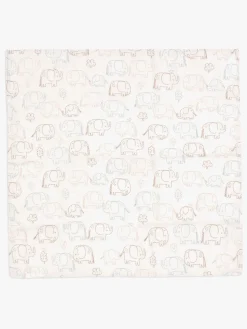 Jollein Tæppe/ Stofble i Musselin 70x70 cm 3-pak, Elephant Tales
