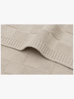 Jollein Tæppe 75x100 cm Box Knit, Warm Sand