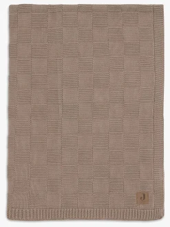 Jollein Tæppe 75x100 cm Box Knit, Milky Coffee