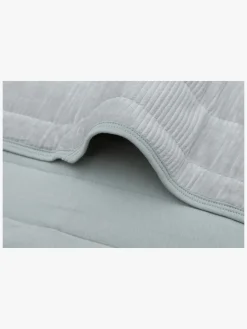 Jollein Tæppe 75x100 cm Velvet Rib, Sea Green