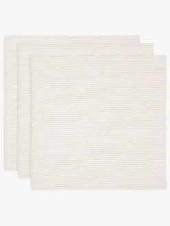 Jollein Tæpper/ Stofbleer i Musselin Miffy 3-pak, Biscuit