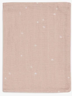 Jollein Vaskeklude Twinkling Musselin 3-pak, Wild Rose