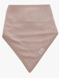 Jollein Velvet Rib Bandana Savlemække 2-pak, Wild Rose/Ivory