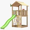 Jungle Gym Sierra Legetårn med Grøn Rutsjebane