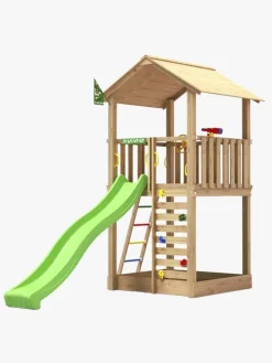 Jungle Gym Sierra Legetårn med Grøn Rutsjebane