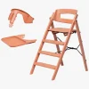 KAOS Klapp Højstol Recycled inkl. Beskyttelsesbøjle & Bakke, Terracotta Pink/Terracotta Pink