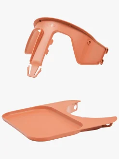 KAOS Klapp Højstol Recycled inkl. Beskyttelsesbøjle & Bakke, Terracotta Pink/Terracotta Pink