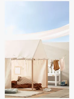Kids Concept Legehus Telt, Naturhvid