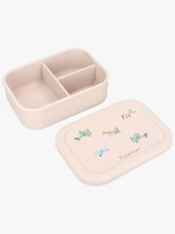 Kidzroom Silikone Madkasse Small Talk, Beige
