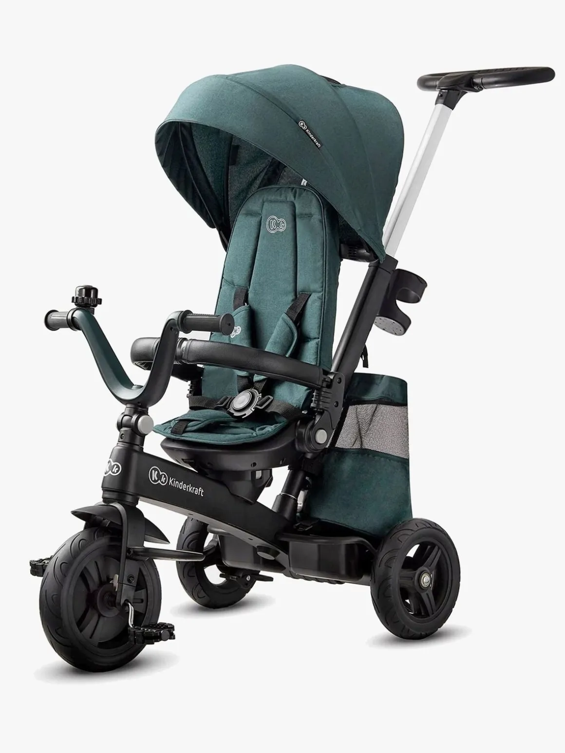 Kinderkraft EASYTWIST Midnight Trehjulet Cykel, Grøn